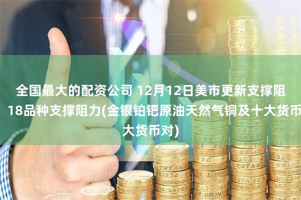 全国最大的配资公司 12月12日美市更新支撑阻力：18品种支撑阻力(金银铂钯原油天然气铜及十大货币对)